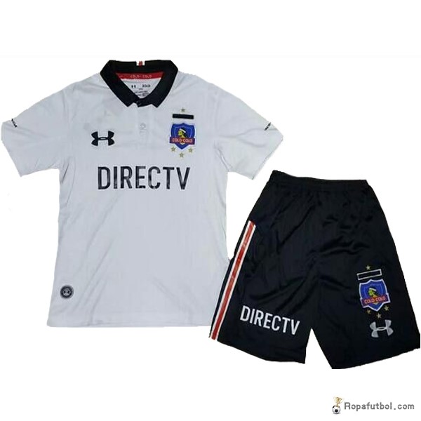 Camiseta Colo Colo Replica Primera Ropa Niños 2017 Blanco